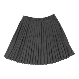 Analogie By Lil Legs Knife Pleated Skirt Grey