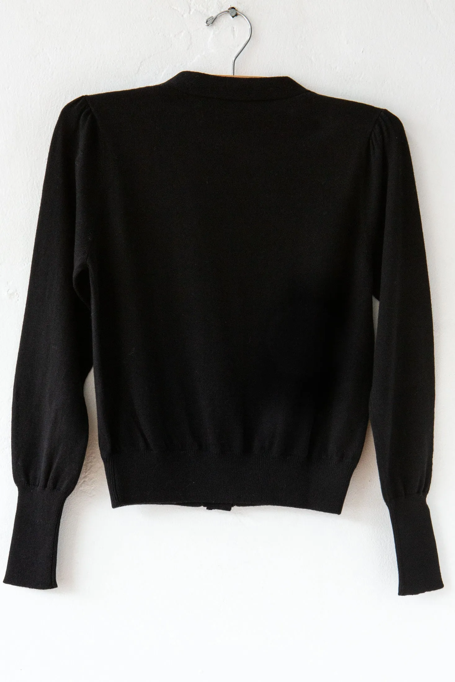 Cotton Cardigan Black