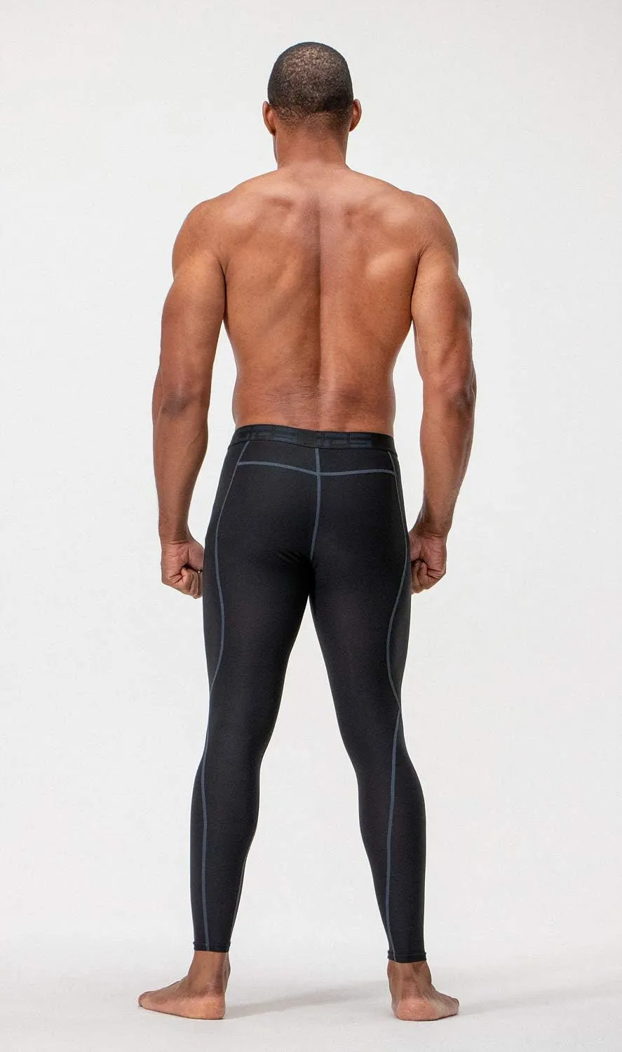 DEVOPS 2 or 3 Pack Men's Compression Pants Athletic Leggings with Pocket/Non-Pocket