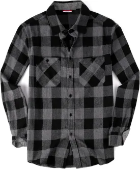Flannel Shirt for Men Button Down Regular Fit Mens Flannel Shirt Long Sleeve Casual Plaid Flannel Shirt