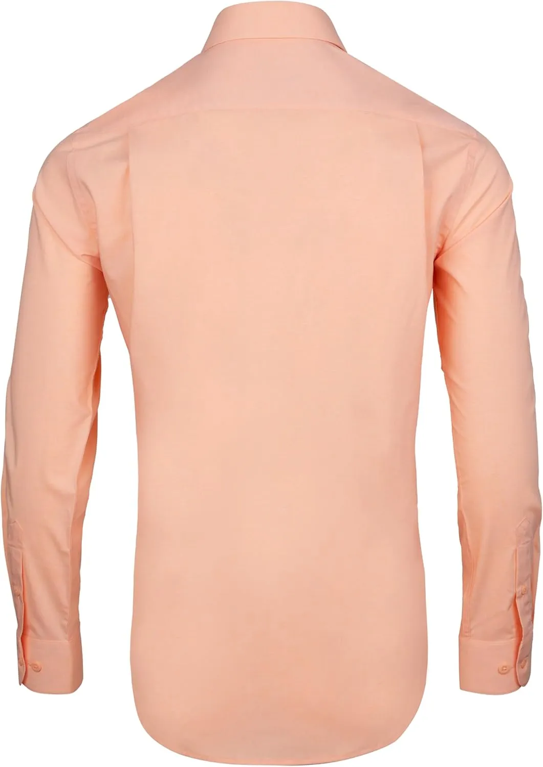 Men's Dress Shirt Long Sleeve Stretch Wrinkle-Resistant Formal Shirt Business Casual Heather Button Down Shirts