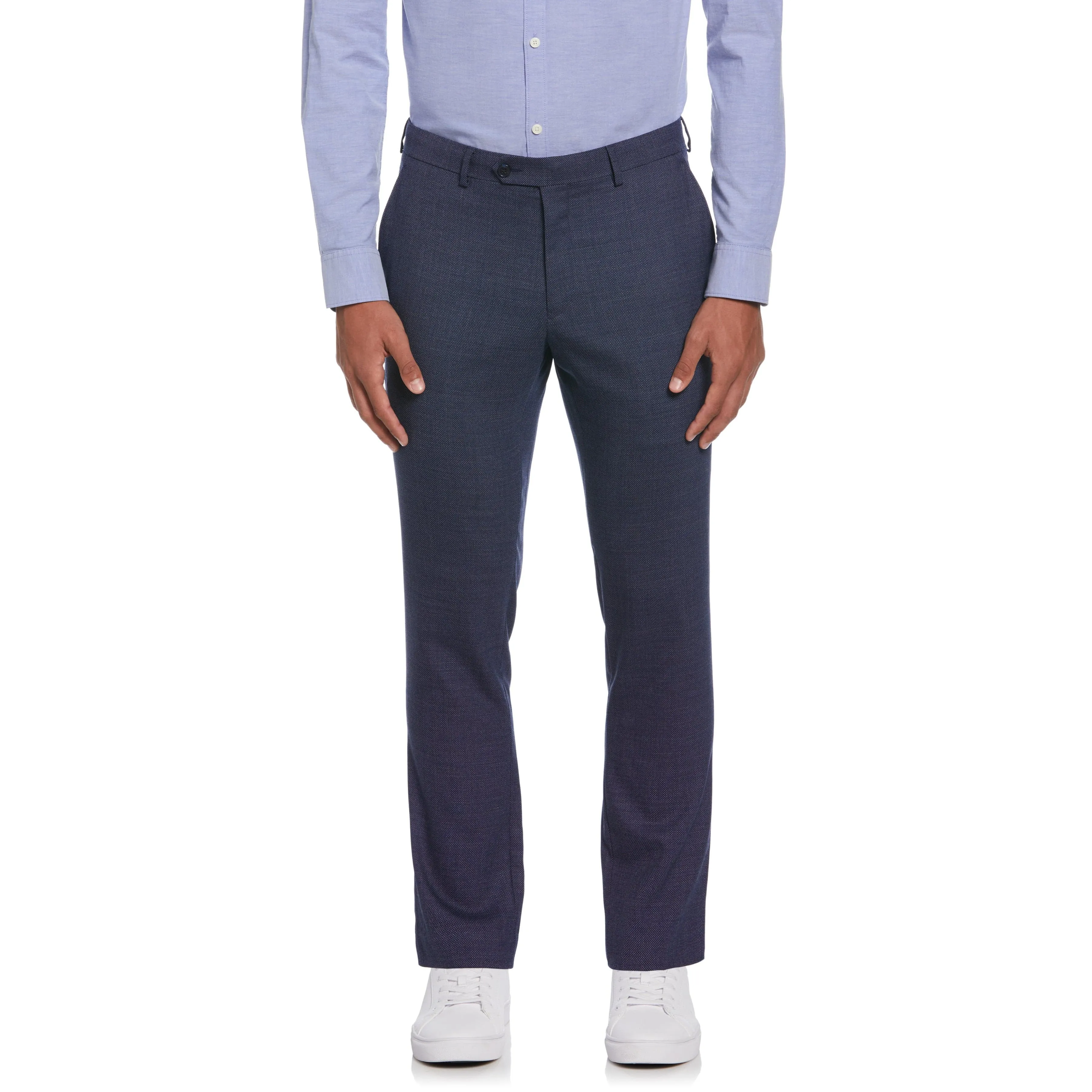 Navy Birdseye Suit