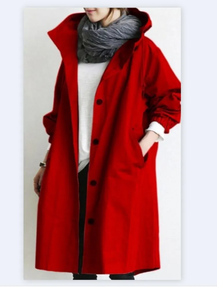 Nukty New Autumn and Winter Trench Coat Women's Coat Women's Jacket Spring  Streetwear  Womens Fashion  Clothes Women  Coat