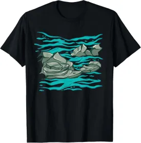 Ocean Rocks Sea Waves T-Shirt