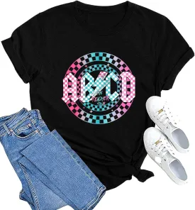 Teacher Shirt Women in My Teacher Era T Shirt Funny Teacher Graphic Tees Short Sleeve T-Shirt Teacher Gifts Tops