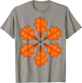 Tree Leaves Geometric Pattern T-Shirt