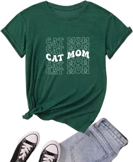 Women's Pet Lover Graphic T-Shirt Soft Casual Shirt for Pet Owners